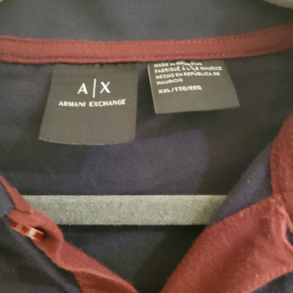 Armani exchange polo NWOT XXL - Picture 2 of 2